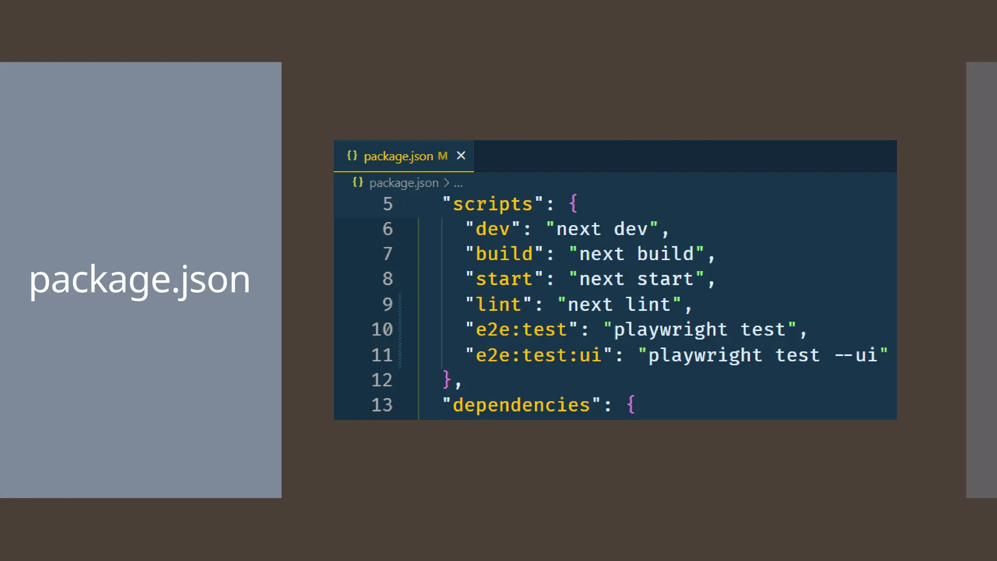 package.json 