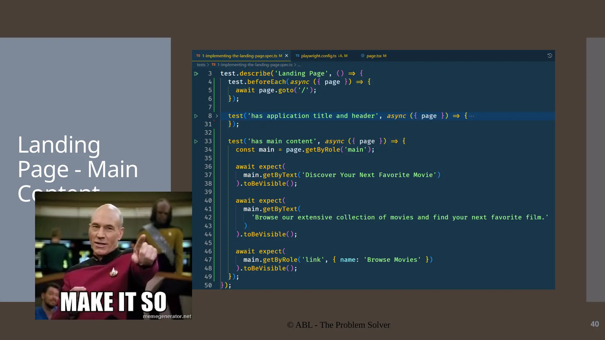 © ABL - The Problem Solver 40 Landing Page - Main Content 