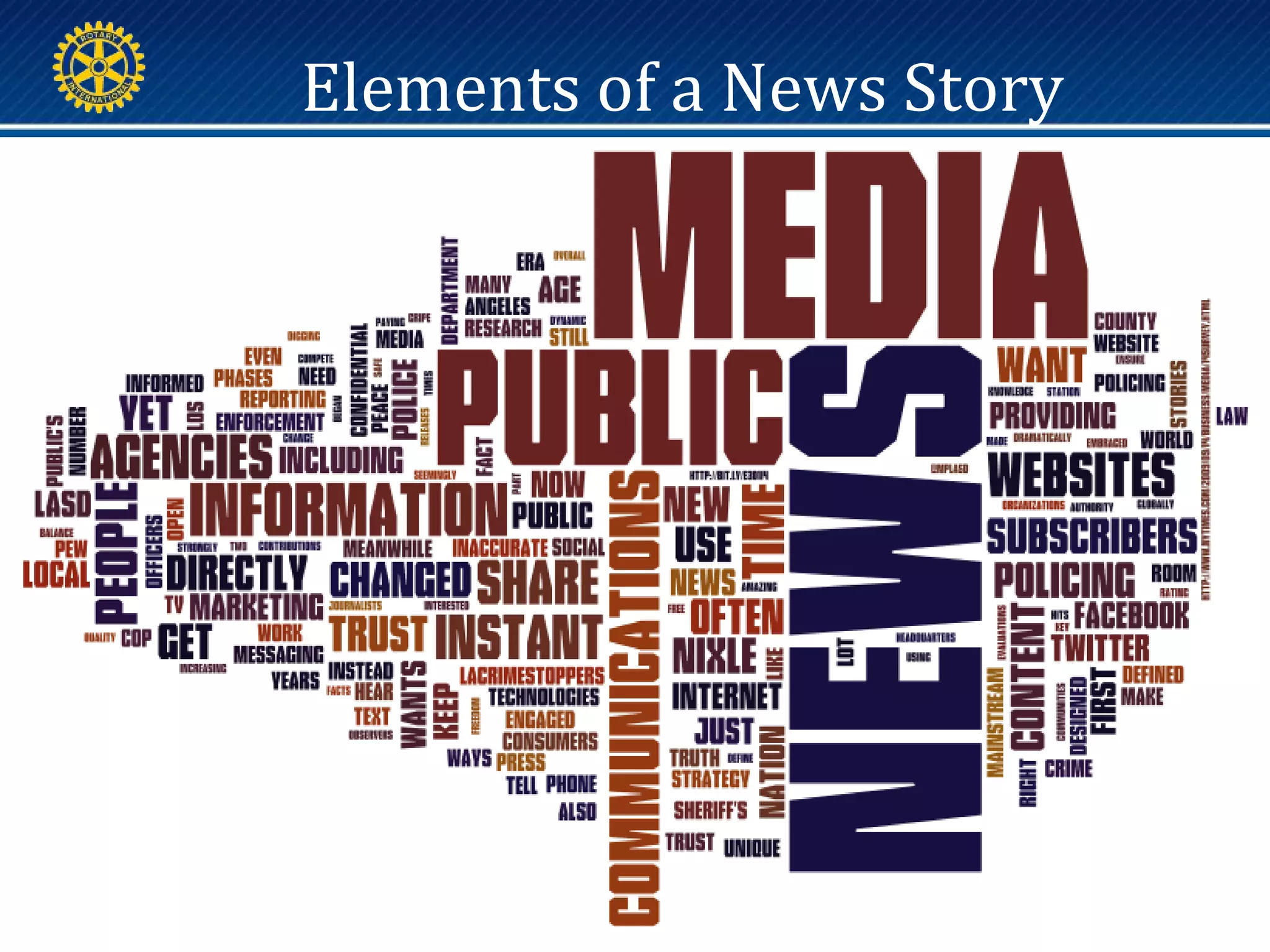 Elements of a News Story
 
