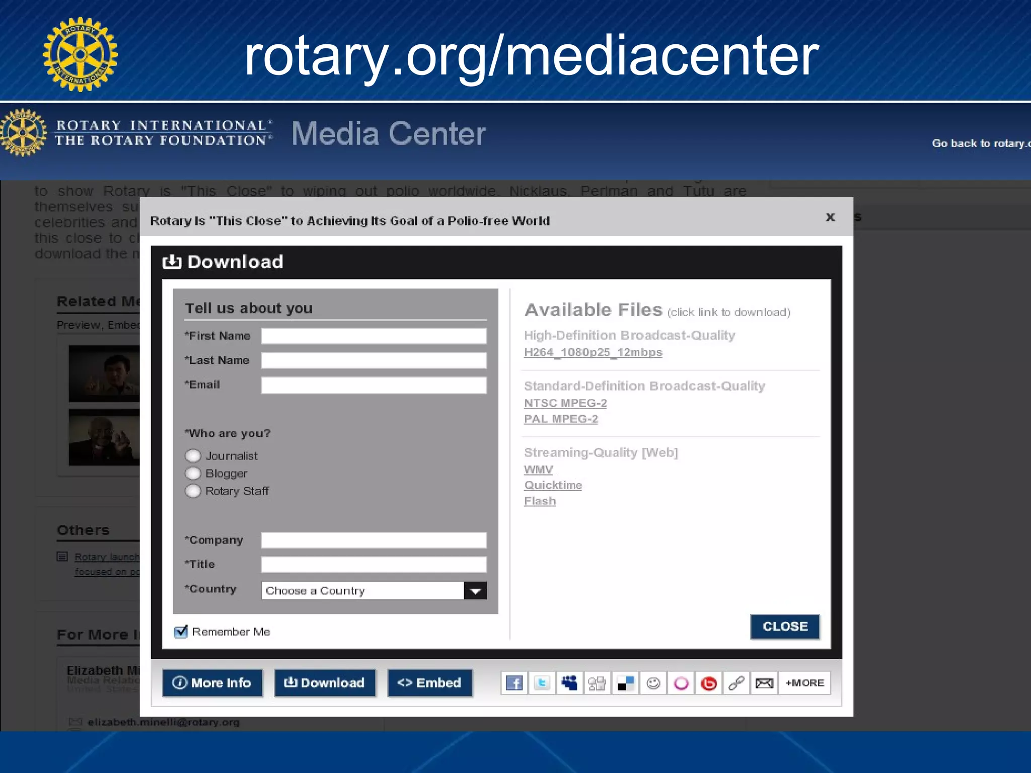 rotary.org/mediacenter
 