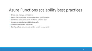 Building Scalable Applications with Microsoft Azure | PPTX