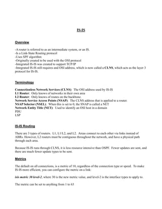 Building Scalable Cisco Internetworks (Bsci) | PDF