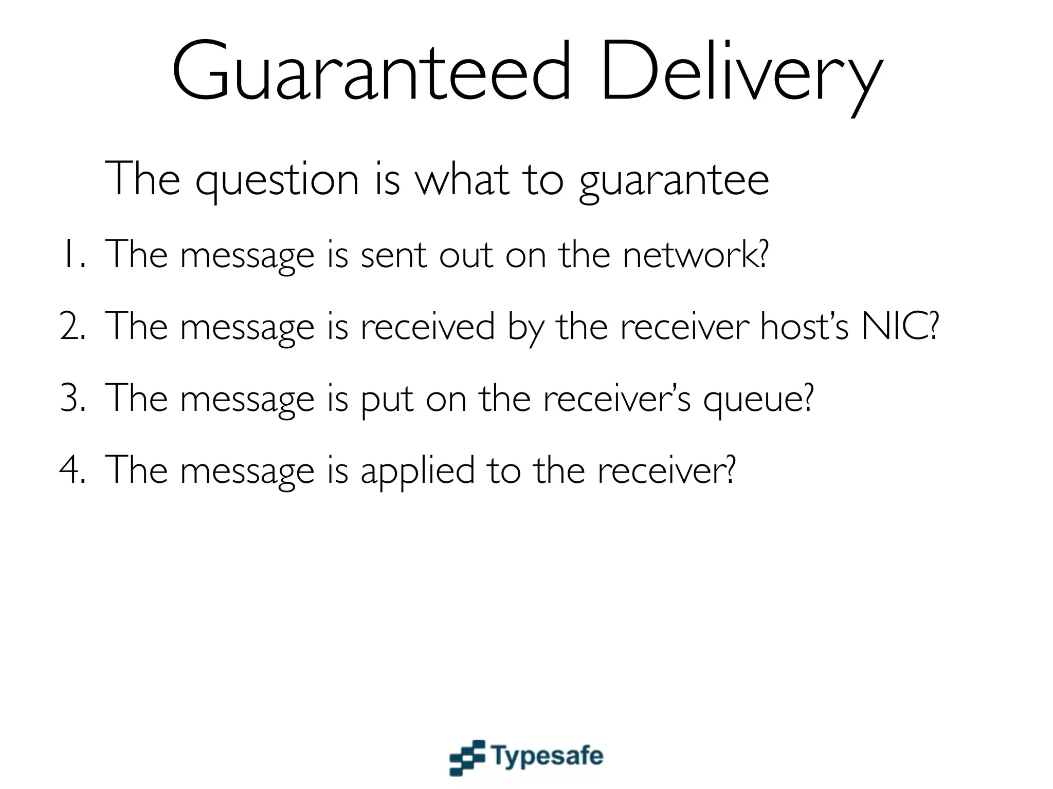 Instead
   Embrace the Network

    Use                                    it
                                    i th
                                   w
Asynchronous               don e

  Message             be
                  d
               an
   Passing
 