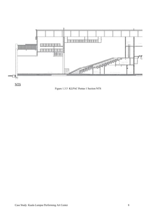 NTS
Figure 1.3.5 KLPAC Pentas 1 Section NTS
Case Study: Kuala Lumpur Performing Art Center 8
 