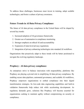 Building Secure AI Systems Data Privacy Compliance in the United States ...