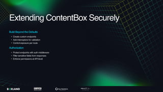 Building Secure, Fast, and Flexible Headless Apps with ContentBox APIs ...