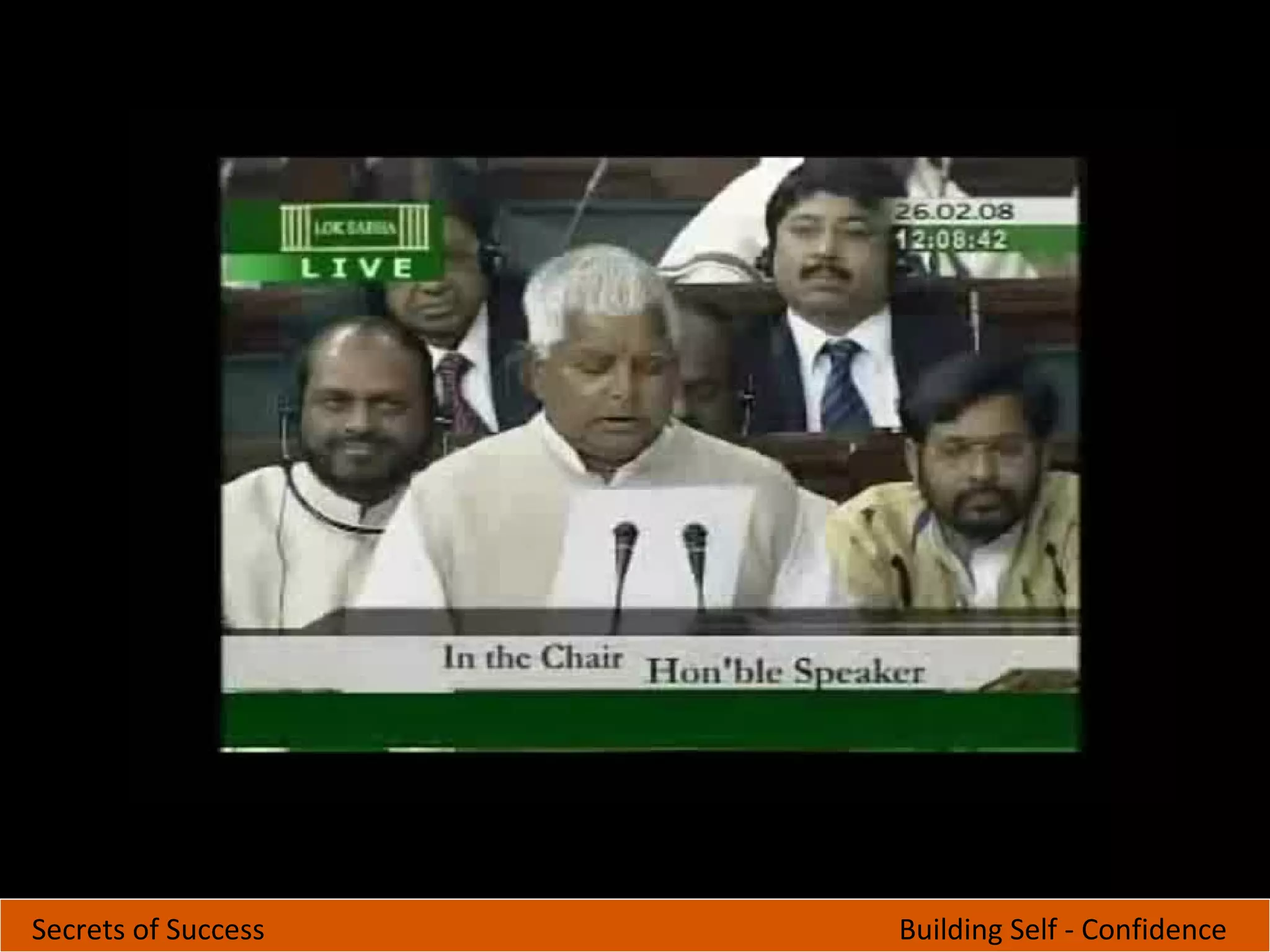 Building Self - ConfidenceSecrets of Success
 