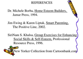 BUILDING  SELF-ESTEEM