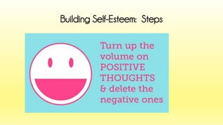 Building Self-Esteem: Steps  
