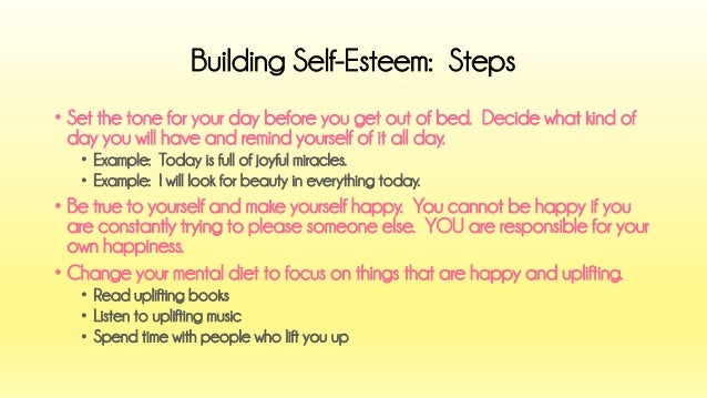 New Beginnings Building Self Esteem And Self