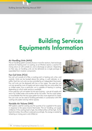 Building services planning manual 2007 | PDF