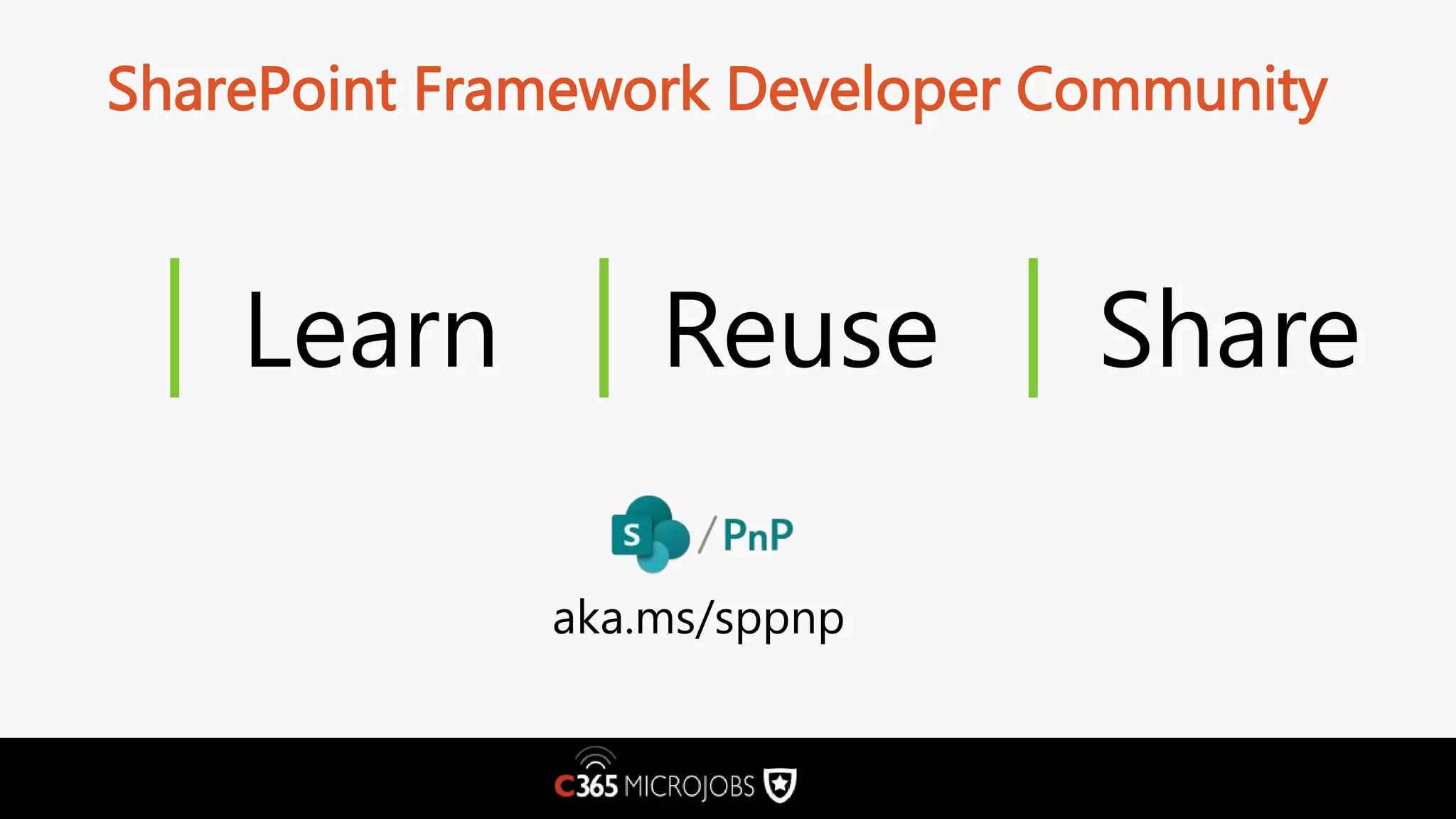 SharePoint Framework Developer Community 