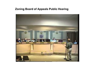 Zoning Board of Appeals Public Hearing
 
