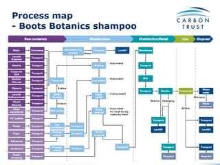 Process map - Boots Botanics shampoo 