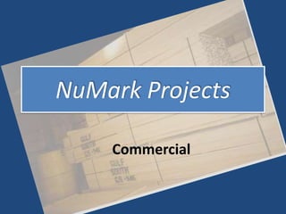 NuMark Projects

    Commercial
 