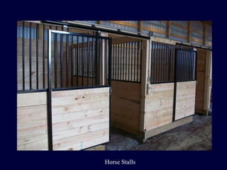 Horse Stalls
 