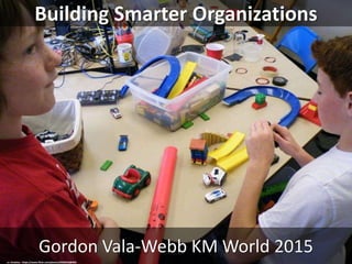 Building Smarter Organizations
Gordon Vala-Webb KM World 2015
cc: kmakice - https://www.flickr.com/photos/8330434@N05
 