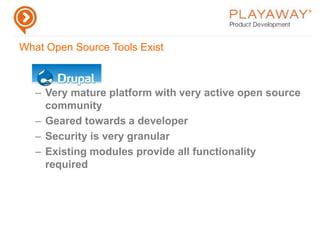 Drupal ThemesA &quot;theme&quot; is a collection of files that define the presentation layer or &quot;look and feel&quot; of a Drupal site.Allow the presentation layer to be extracted
