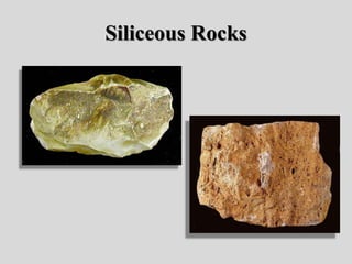 Siliceous Rocks
 