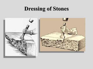 Dressing of Stones
 
