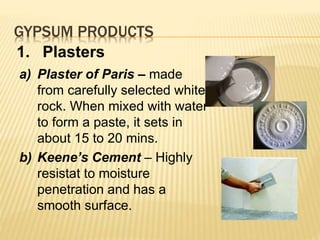 Building stones, gypsum and lime | PPTX | Geology | Science