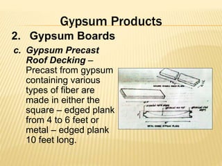 Building stones, gypsum and lime | PPTX | Geology | Science