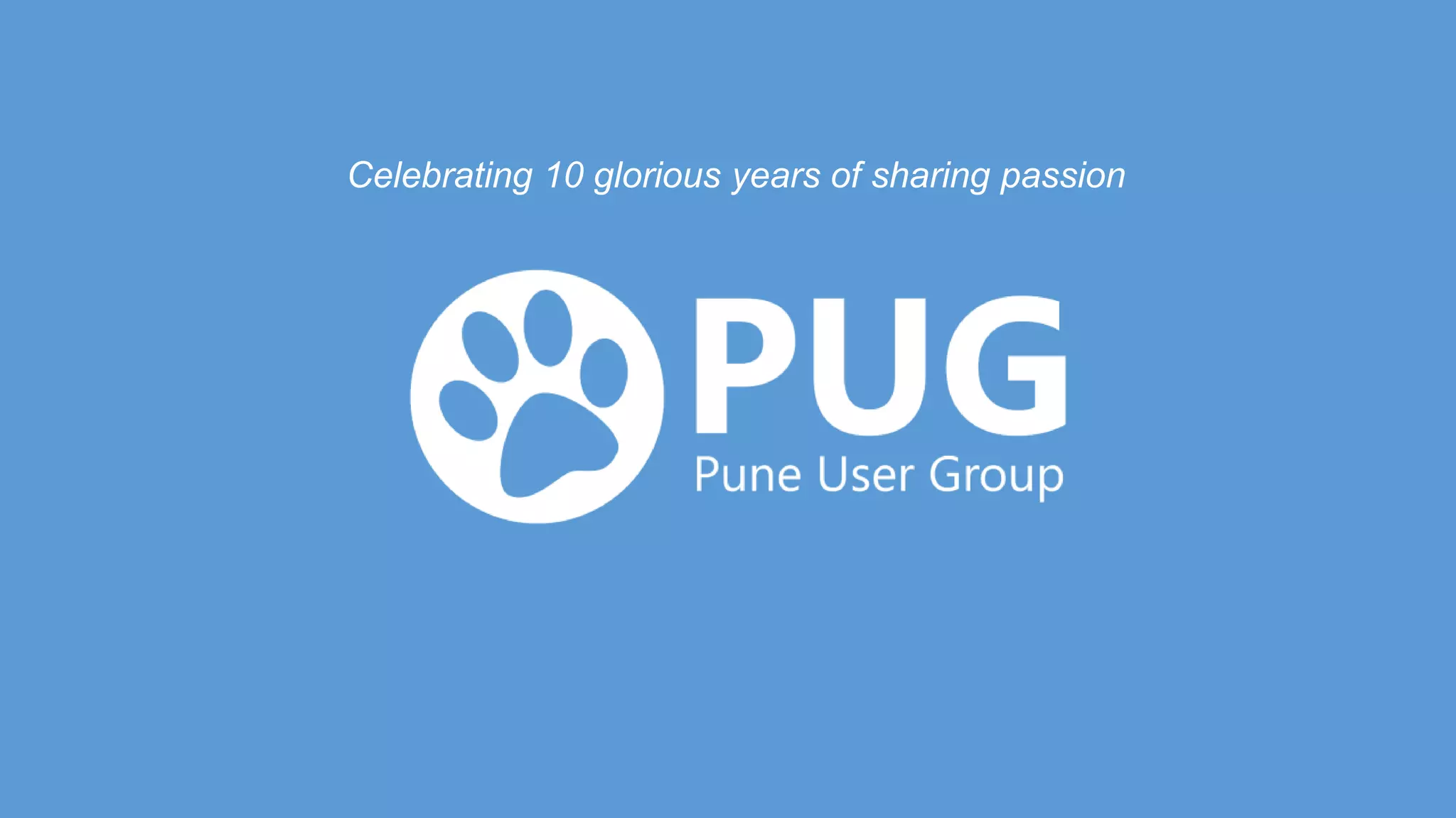 Celebrating 10 glorious years of sharing passion
 