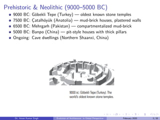 Evolution of Architecture in Global Perspective A Historical Survey of ...