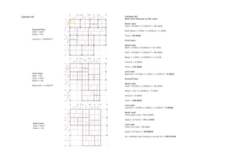 Building structure calculation