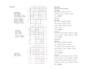 Building structure calculation