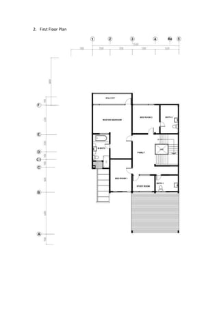 2. First Floor Plan
 
