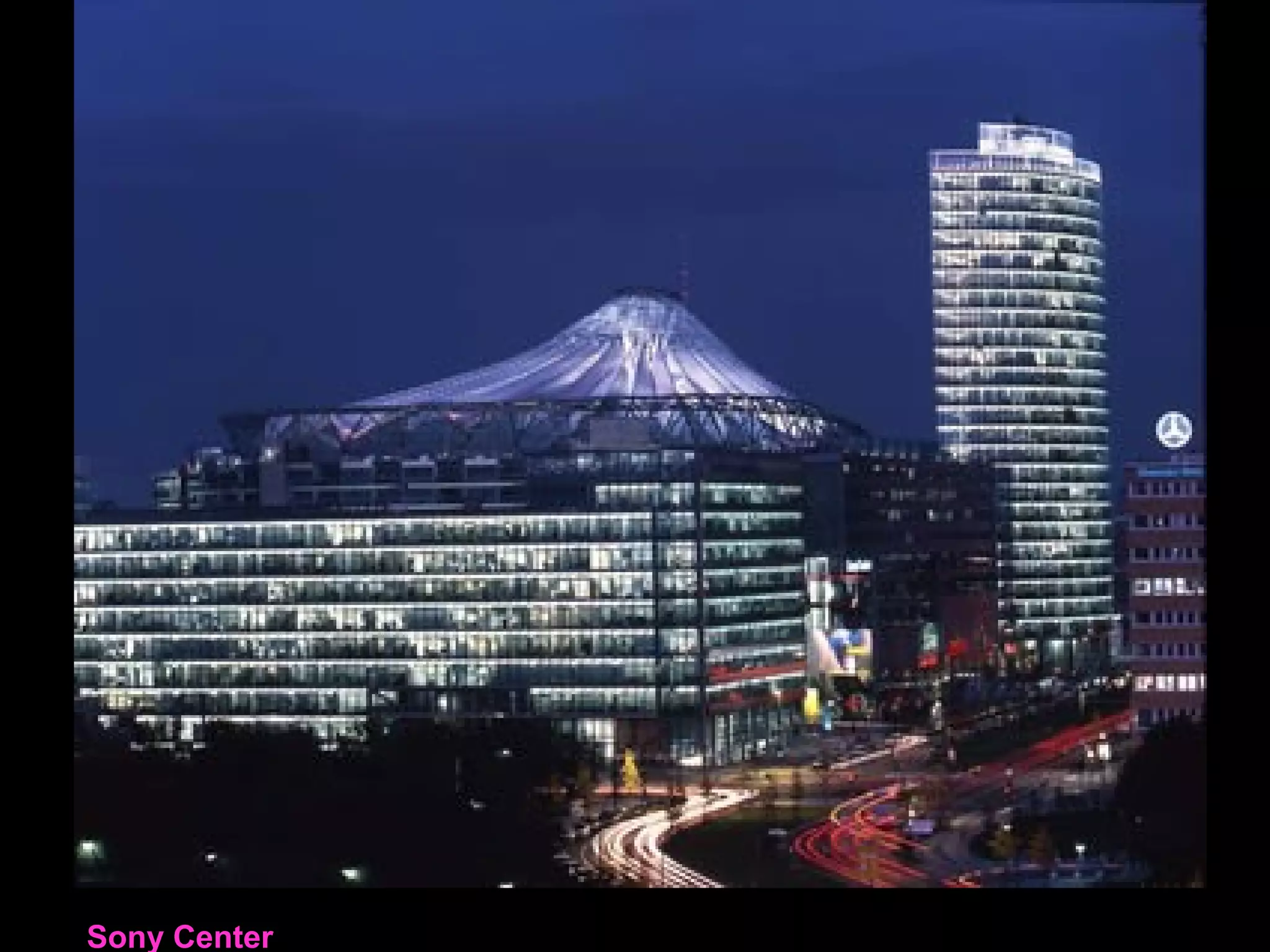 Sony Center, Potzdamer Platz, Berlin, 2000, Helmut Jahn Arch., Ove Arup
 