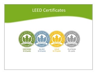 LEED Certificates
 