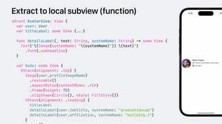 Building Reusable SwiftUI Components | PDF