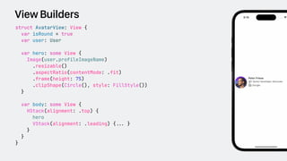 Building Reusable SwiftUI Components | PDF