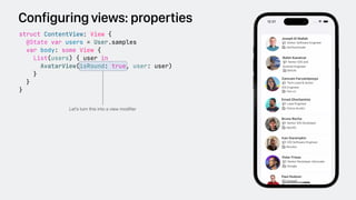 Building Reusable SwiftUI Components | PDF