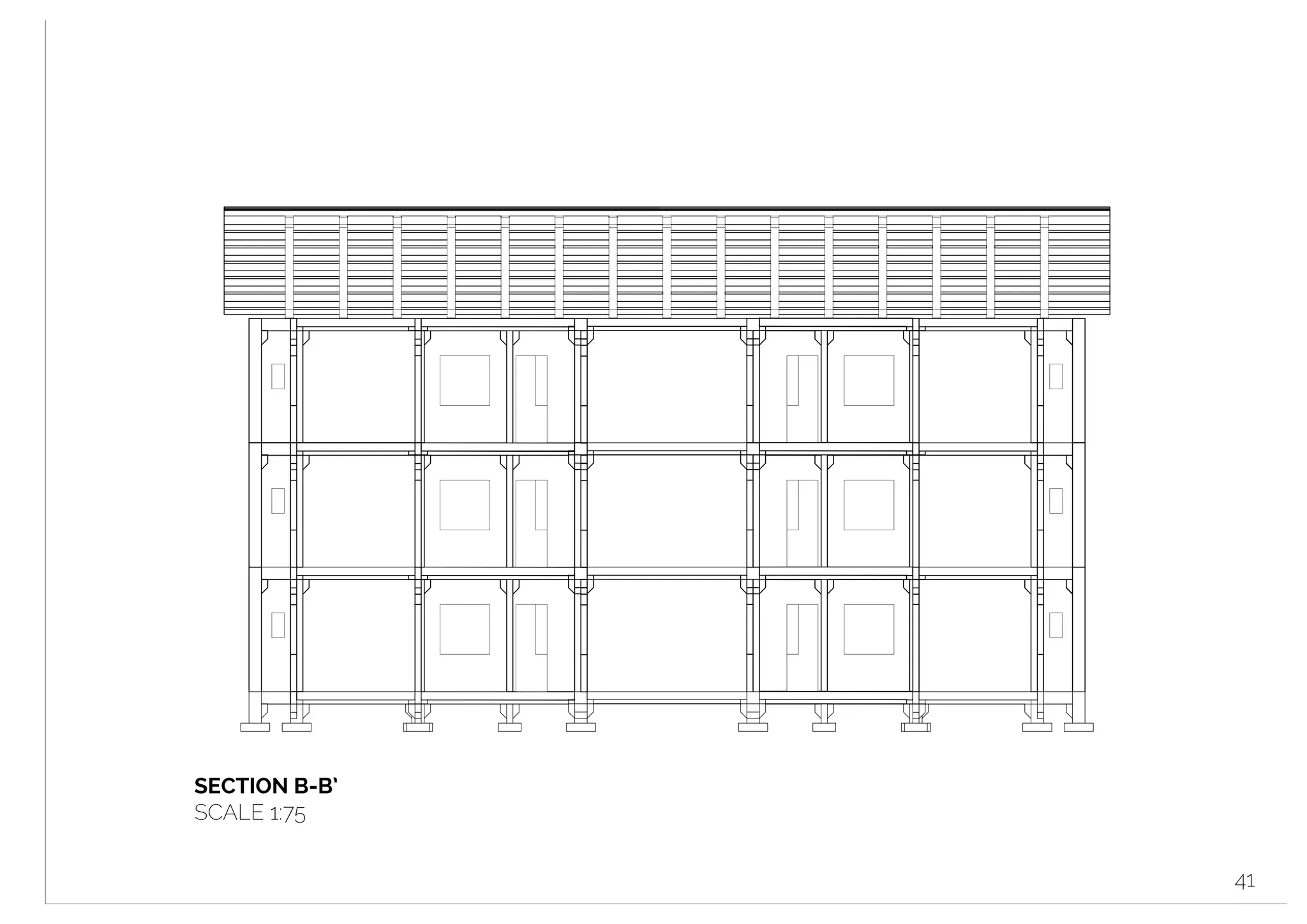  
SECTION B-B’
SCALE 1:75
41
 