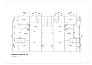  
GROUND FLOOR PLAN
SCALE 1:75
27
 