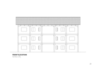  
FRONT ELEVATION
SCALE 1:75
36
 