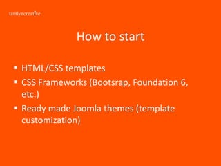 Building Templates for Joomla PPT Building Templates for Joomla PPT