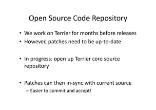Building                    Terrier by  Open  Collaboration