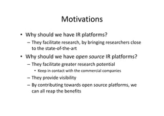 Building                    Terrier by  Open  Collaboration