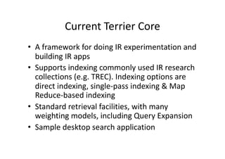 Building                    Terrier by  Open  Collaboration