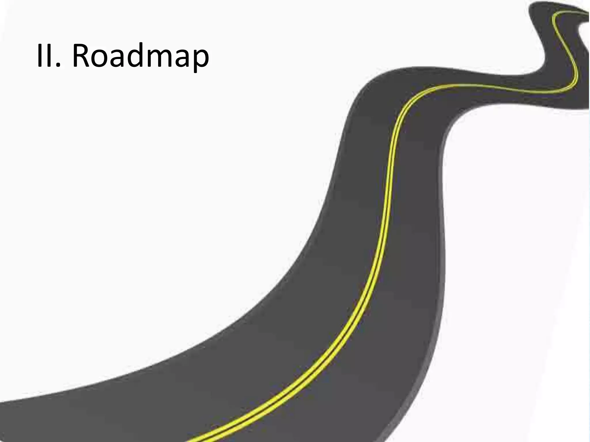 II. Roadmap
 