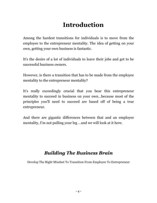 Building the business brain
