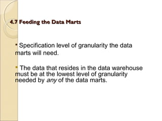 Lecture 04 - Granularity in the Data Warehouse | PPT
