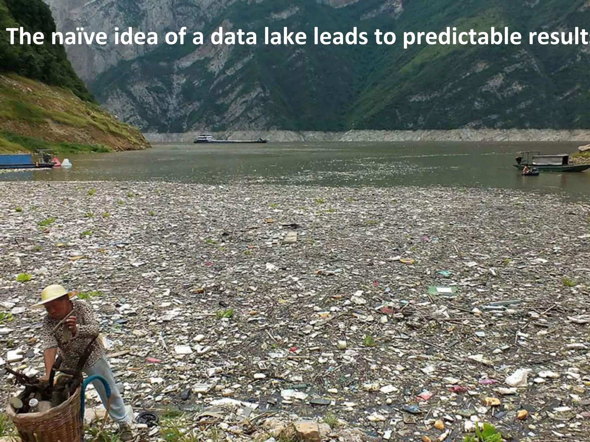 ©	
  Third	
  Nature,	
  Inc.	
  
The	
  naïve	
  idea	
  of	
  a	
  data	
  lake	
  leads	
  to	
  predictable	
  results
 