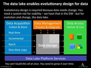 Building the Enterprise Data Lake - Important Considerations Before You ...