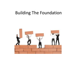 Building The Foundation
 