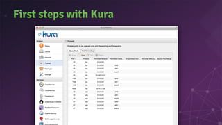 First steps with Kura
 
